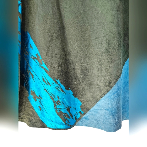 NWT Lemon Grass Peacock Hand Printed Jacket - Picture 6 of 12